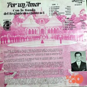 Disco de Vinilo Banda Del Regimiento Quito N 1 - Por Un Amor Vinyl Record