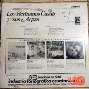 Disco de Vinilo Hermanos Castro Y Sus Arpas - Instrumental Vinyl Record