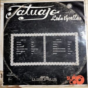 Disco de Vinilo Lida Uquillas - Tatuajes Vinyl Record