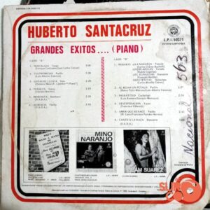 Disco de Vinilo Humberto Santacruz - Grandes Éxitos Vinyl Record