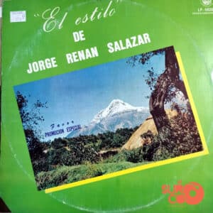 Disco de Vinilo Jorge Renán Salazar - El Estilo Vinyl Record