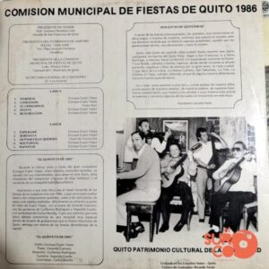 Disco de Vinilo El Quinteto De Oro - Ilustre Municipio De Quito Vinyl Record