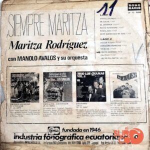 Disco de Vinilo Maritza Rodríguez - Siempre Maritza Vinyl Record