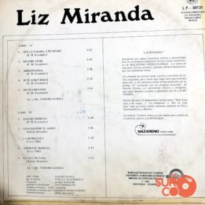 Disco de Vinilo Liz Miranda - Liz Miranda Vinyl Record