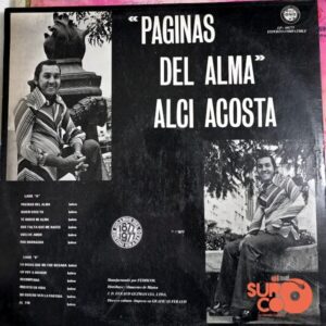 Disco de Vinilo Alci Acosta - Páginas Del Alma Vinyl Record