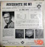 Disco de Vinilo Luis Alberto Valencia - Acuérdate De Mi Vinyl Record