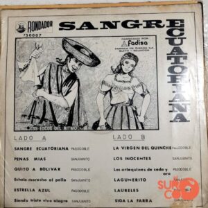 Disco de Vinilo Los Locos Del Ritmo - Sangre Ecuatoriana Vinyl Record