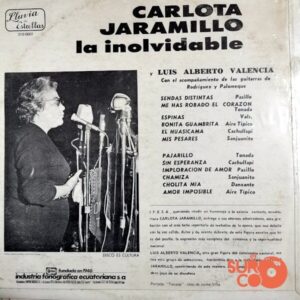Disco de Vinilo Carlota Jaramillo - Inolvidables Vinyl Record
