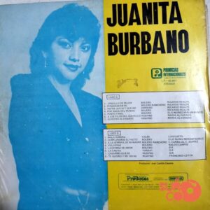Disco de Vinilo Juanita Burbano - 15 Grandes  Éxitos Vinyl Record