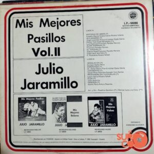 Disco de Vinilo Julio Jaramillo - Mis Mejores Pasillos Vol 2 Vinyl Record