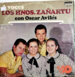 Disco de Vinilo Los Hermanos Zañartu - 4 Voces Vinyl Record