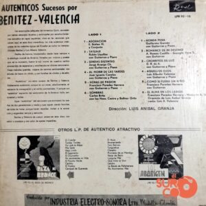 Disco de Vinilo Hermanos Benítez Valencia - Auténticos Vinyl Record