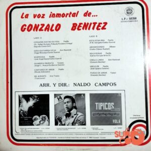Disco de Vinilo Gonzalo Benítez - La Voz Inmortal Vinyl Record