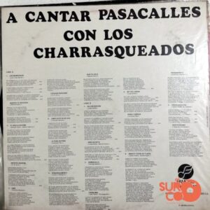 Disco de Vinilo Los Charrasqueados - A Cantar Pasacalles Con Los Charrasqueados Vinyl Record