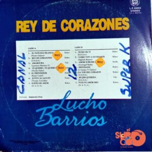 Disco de Vinilo Lucho Barrios - Rey De Corazones Vinyl Record