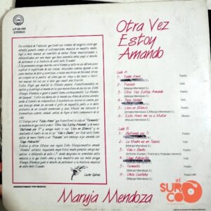 Disco de Vinilo Maruja Mendoza   - Otra Vez Estoy Amando Vinyl Record