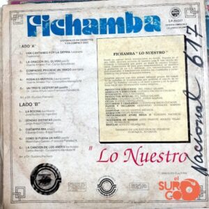 Disco de Vinilo Jesús Fichamba - Lo Nuestro Vinyl Record