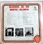 Disco de Vinilo Dúo Benítez Valencia - Recuerdos Del Dúo Vinyl Record