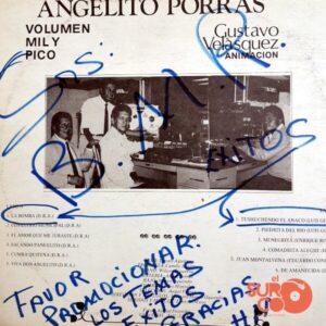 Disco de Vinilo Angelito Porras - Homenaje A Angelito Porras Vinyl Record