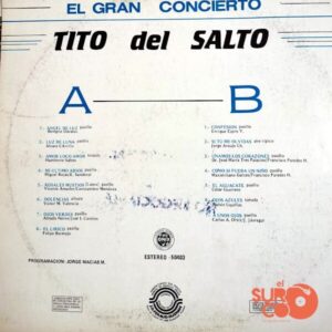 Disco de Vinilo Tito Del Salto - El Gran Concierto Vinyl Record