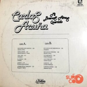Disco de Vinilo Carlos Acuña - Mi Buenos Aires Querido Vinyl Record