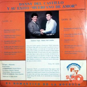 Disco de Vinilo Danny Del Castillo - Diez Éxitos Para El Recuerdo Vinyl Record