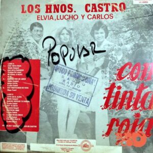 Disco de Vinilo Hermanos Castro   - Con Tinta Roja Vinyl Record