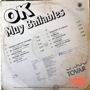 Disco de Vinilo Chugo Tovar - Ok Muy Bailables Vinyl Record
