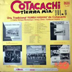 Disco de Vinilo Orquesta Rumba Habana - Cotacachi Tierra Mía Vol 6 Vinyl Record