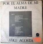 Disco de Vinilo Alci Acosta - Por El Alma De Mi Madre Vinyl Record