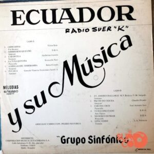 Disco de Vinilo Grupo Sinfónico - Ecuador Y Su Música Vinyl Record