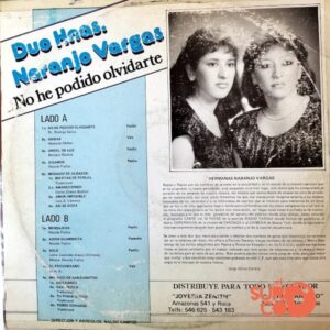 Disco de Vinilo Hermanas Naranjo Vargas - No He Podido Olvidarte Vinyl Record