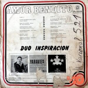 Disco de Vinilo Dúo Inspiración - Amor Bendito Vinyl Record