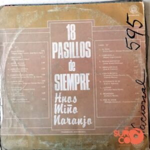 Disco de Vinilo Hermanos Miño Naranjo - 18 Pasillo De Siempre Vinyl Record