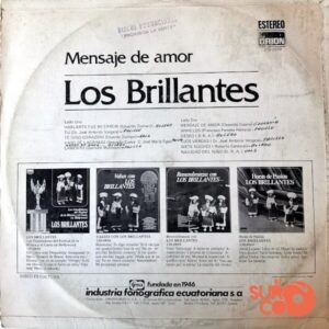 Disco de Vinilo Los Brillantes - Mensaje De Amor Vinyl Record