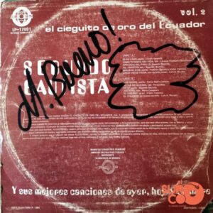 Disco de Vinilo Segundo Bautista - El Cieguito De Oro Del Ecuador Vol 2 Vinyl Record