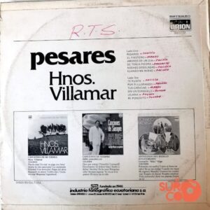 Disco de Vinilo Hermanos Villamar - Pesares Vinyl Record