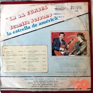 Disco de Vinilo Juanita Burbano - En La Cumbre Vinyl Record
