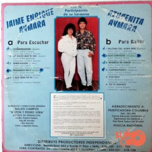 Disco de Vinilo Jaime Enrique Aymara - Paloma Del Alma Mía Vinyl Record