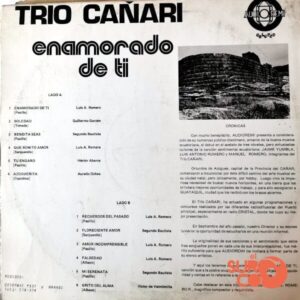 Disco de Vinilo Trío Cañari - Enamorado De Ti Vinyl Record