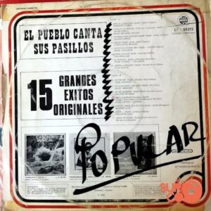 Disco de Vinilo Varios - El Pueblo Canta Sus Pasillos Vinyl Record