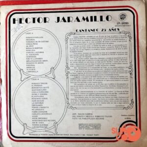 Disco de Vinilo Héctor Jaramillo - Cantando 25 Años Vinyl Record