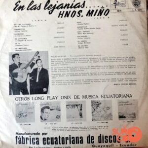 Disco de Vinilo Hermanos Miño Naranjo - En Las Lejanías Vinyl Record
