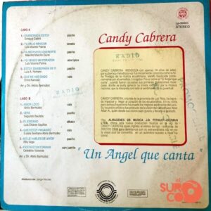Disco de Vinilo Candy Cabrera - Un Ángel Que Canta Vinyl Record