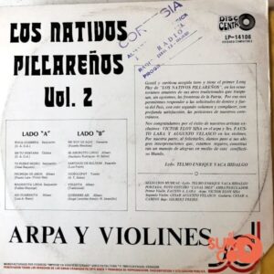 Disco de Vinilo Los Nativos Pillareños - Los Nativos Pillareños Vol 2 Vinyl Record