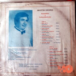 Disco de Vinilo Martín Osorio - Romántico Y Latinoamericano Vinyl Record