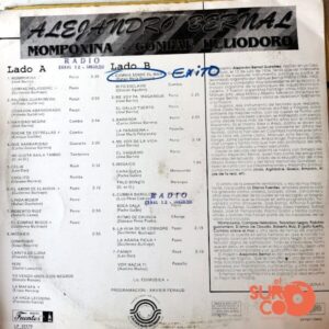 Disco de Vinilo Alejandro Bernal - Órgano Y Ritmo Vinyl Record