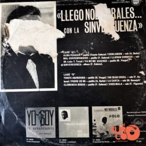 Disco de Vinilo Noé Morales - Llegó Noé Morales Con La Sinvergüenza Vinyl Record