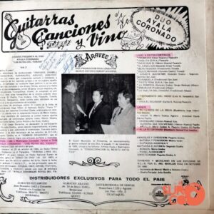 Disco de Vinilo Dúo Ayala Coronado - Guitarra, Canciones Y Vino Vinyl Record