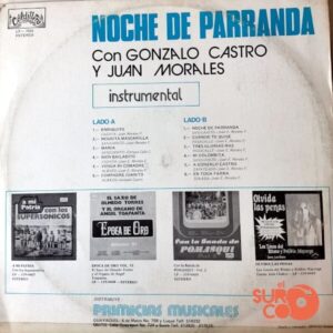 Disco de Vinilo Gonzalo Castro - Noche De Parranda Con El Arpa De Gonzalo Castro Y El Melodión De Juan Morales Vinyl Record